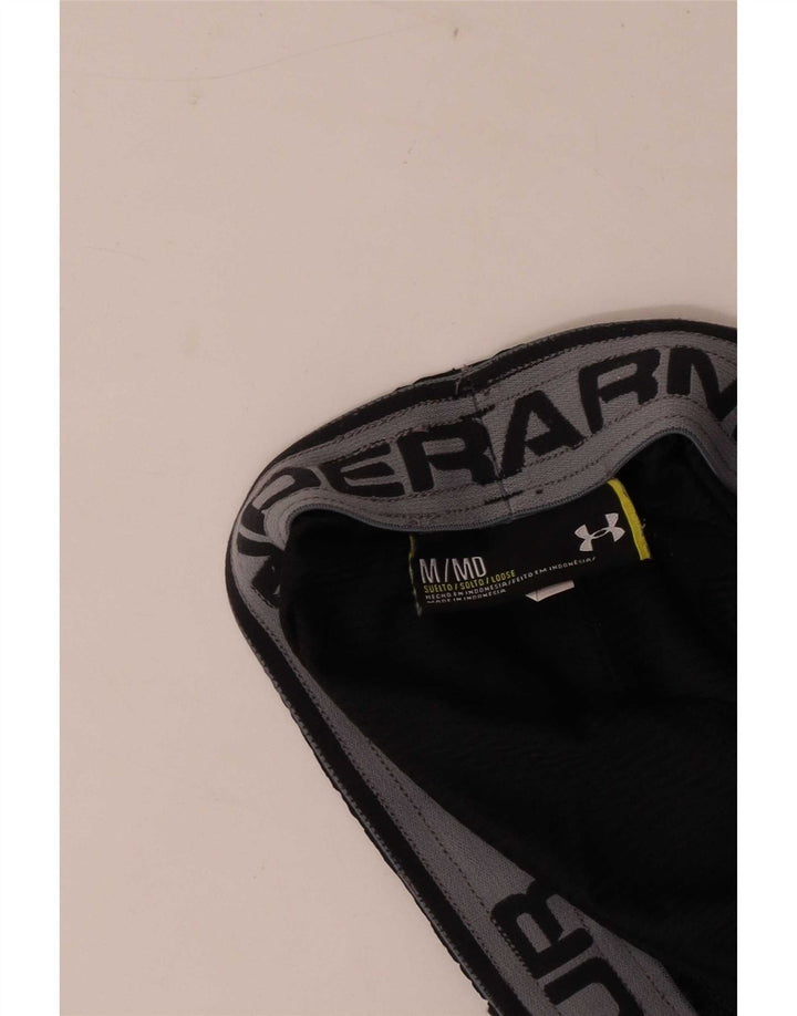 Shorts esportivos masculinos Under Armour médio preto colorblock