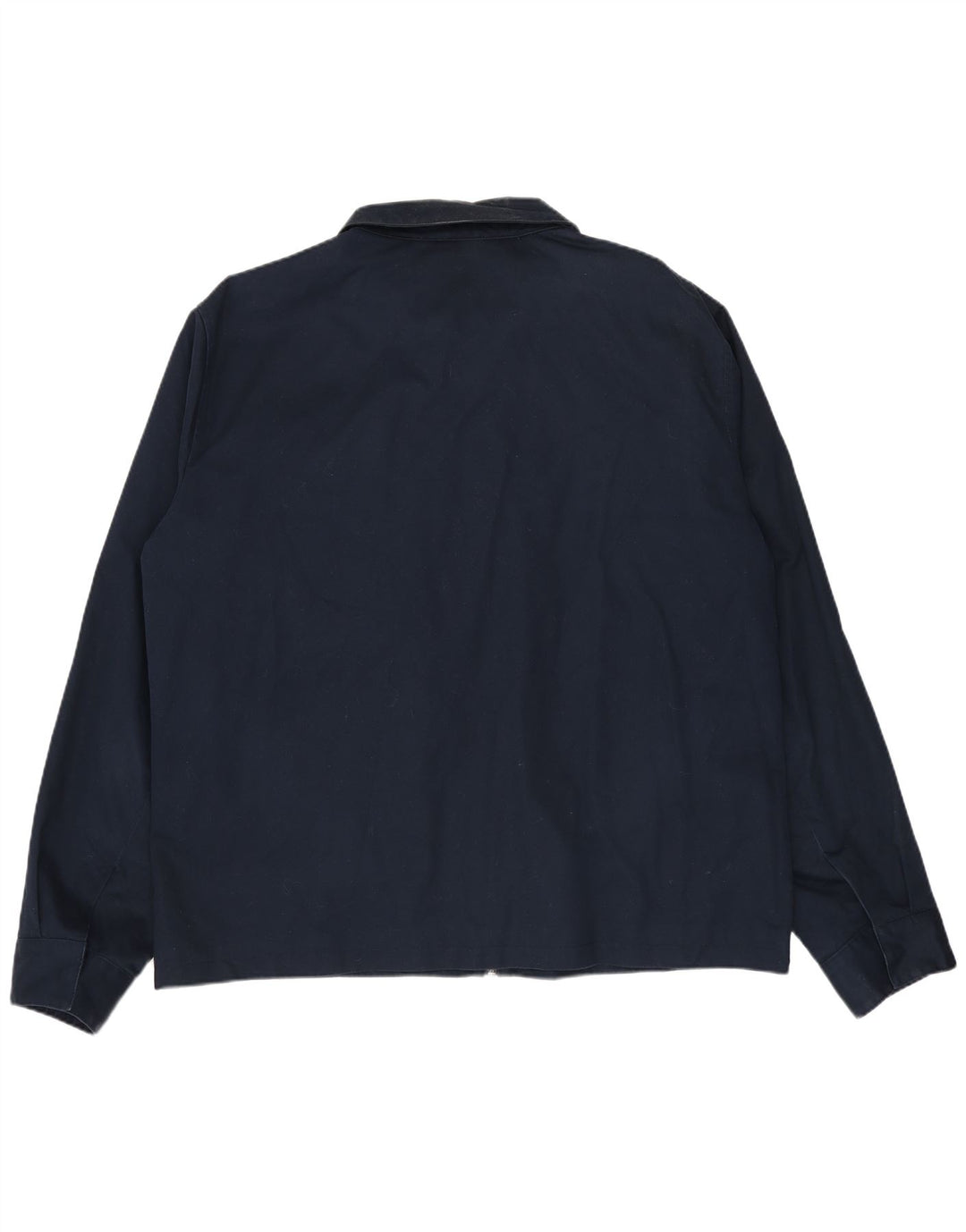 Jaqueta bomber masculina Marks & Spencer Autograph Reino Unido 42 XL azul marinho algodão