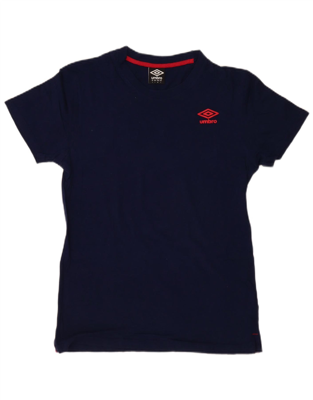 Camiseta masculina Umbro Top grande algodão azul marinho