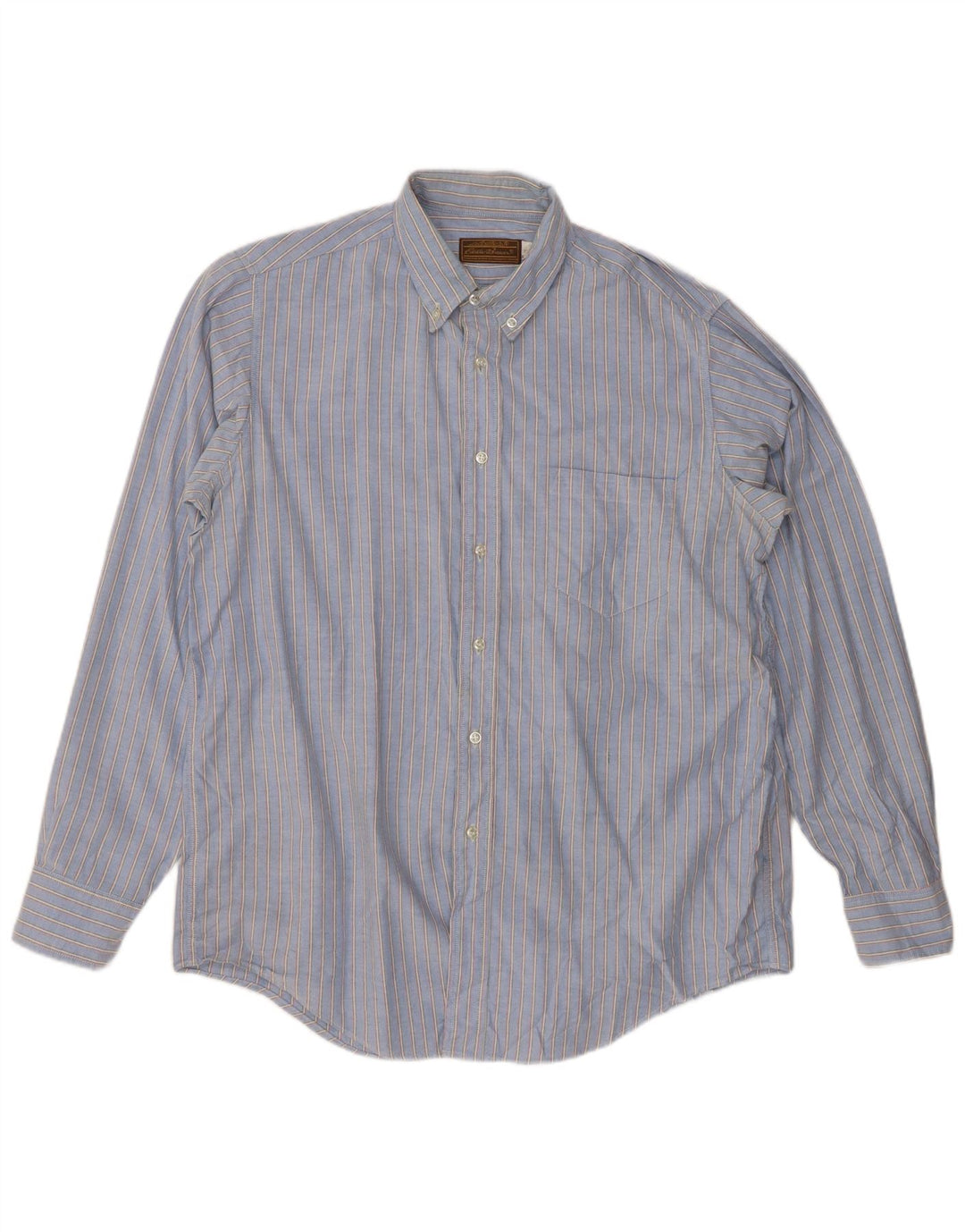Camisa masculina EDDIE BAUER XL listrada azul
