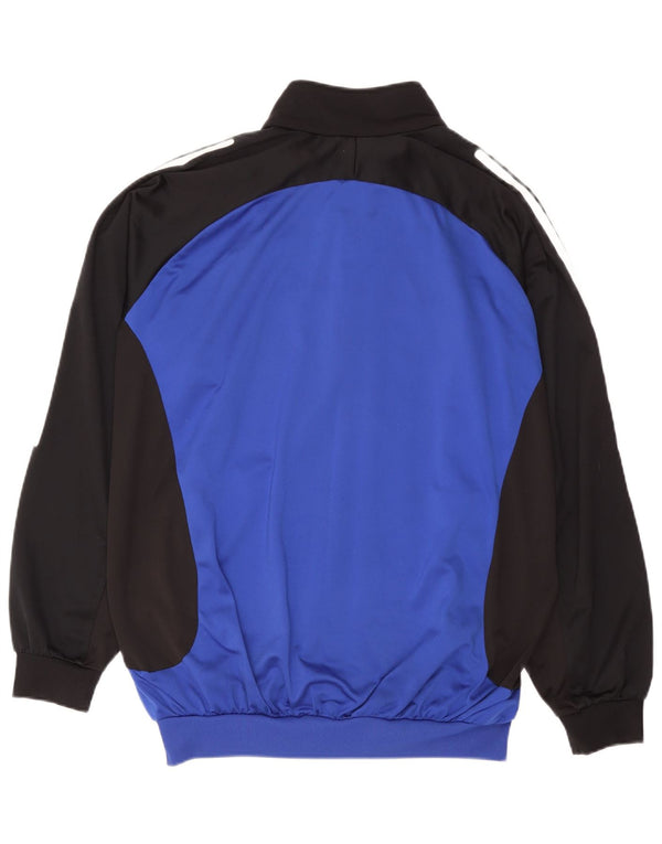 Adidas Mens Tracksuit Top Jacket UK 46/48 XL Azul Colorblock Poliéster
