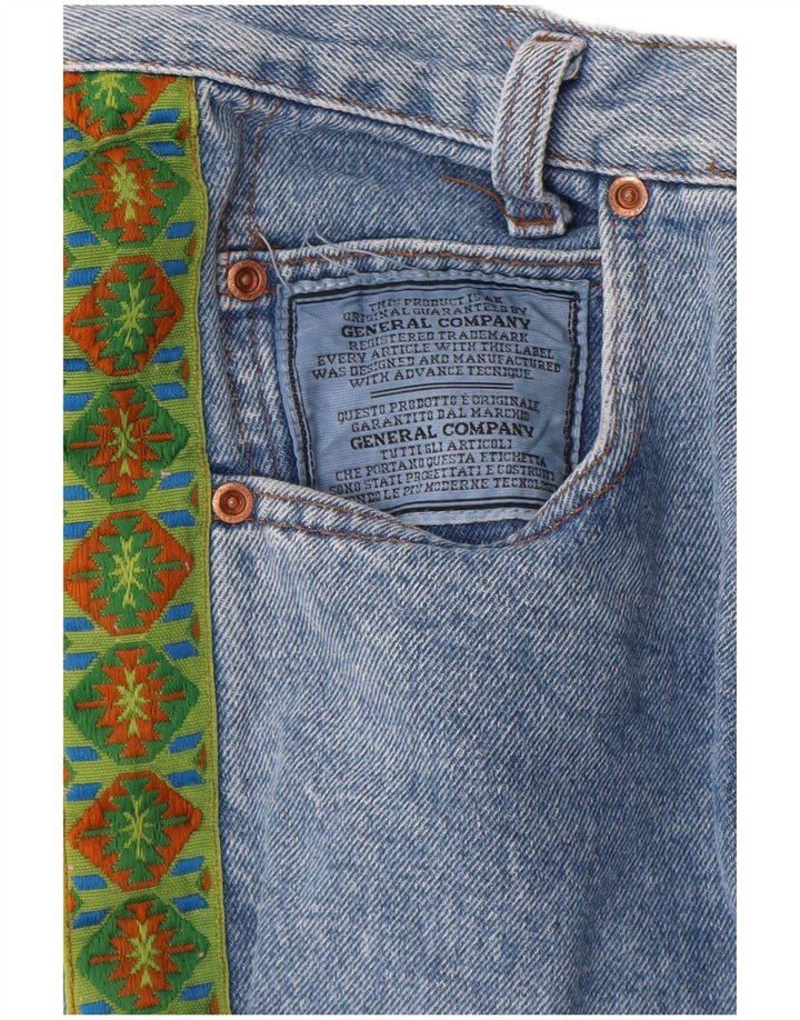 General Company Jeans reto feminino W30 L33 azul geométrico