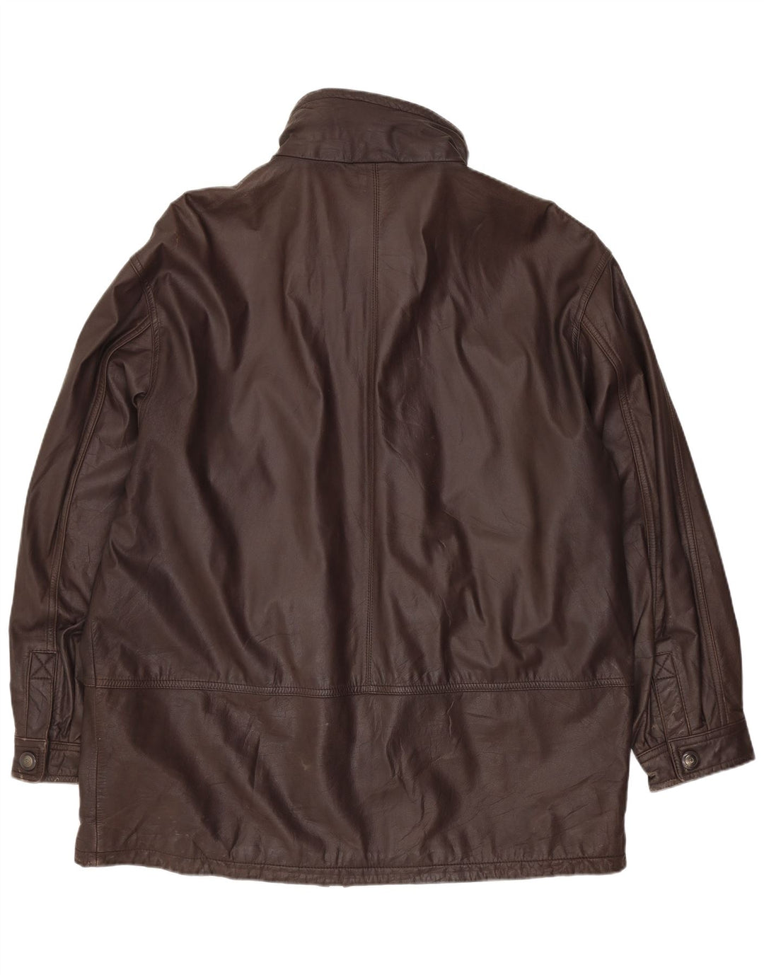 Jaqueta de couro masculina vintage Reino Unido 40 grande couro marrom