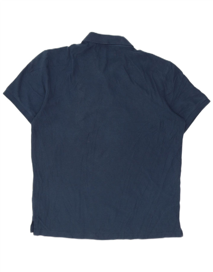 Camisa polo masculina PENGUIN de algodão azul marinho médio