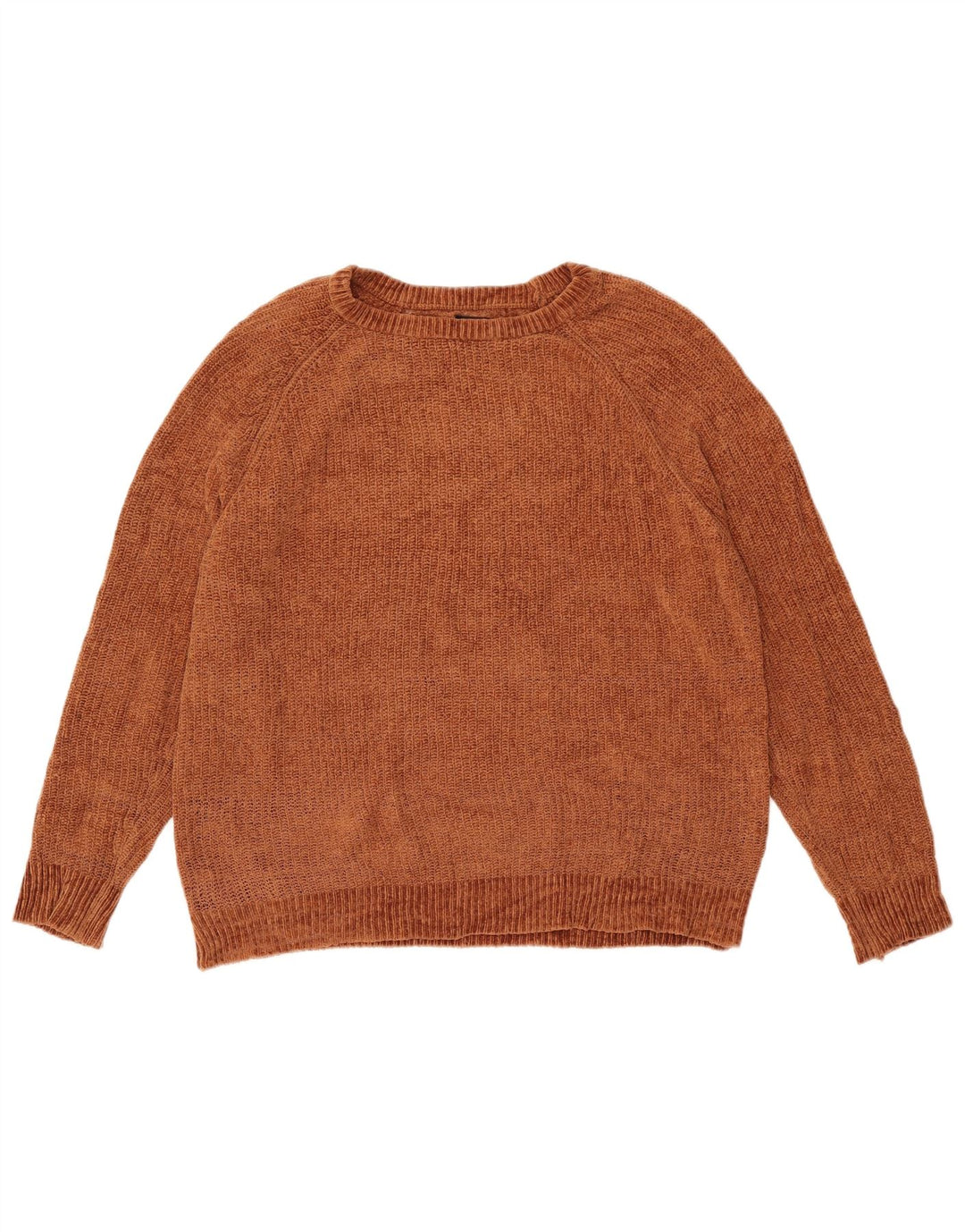 Zara Suéter masculino com gola redonda grande marrom