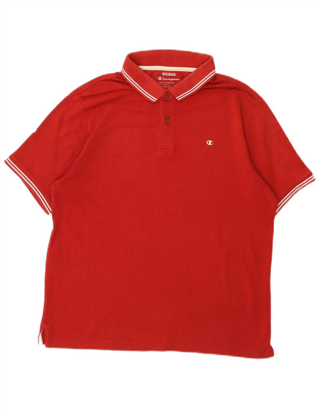 CAMPEÃO Camisa polo masculina Easy Fit pequena vermelha