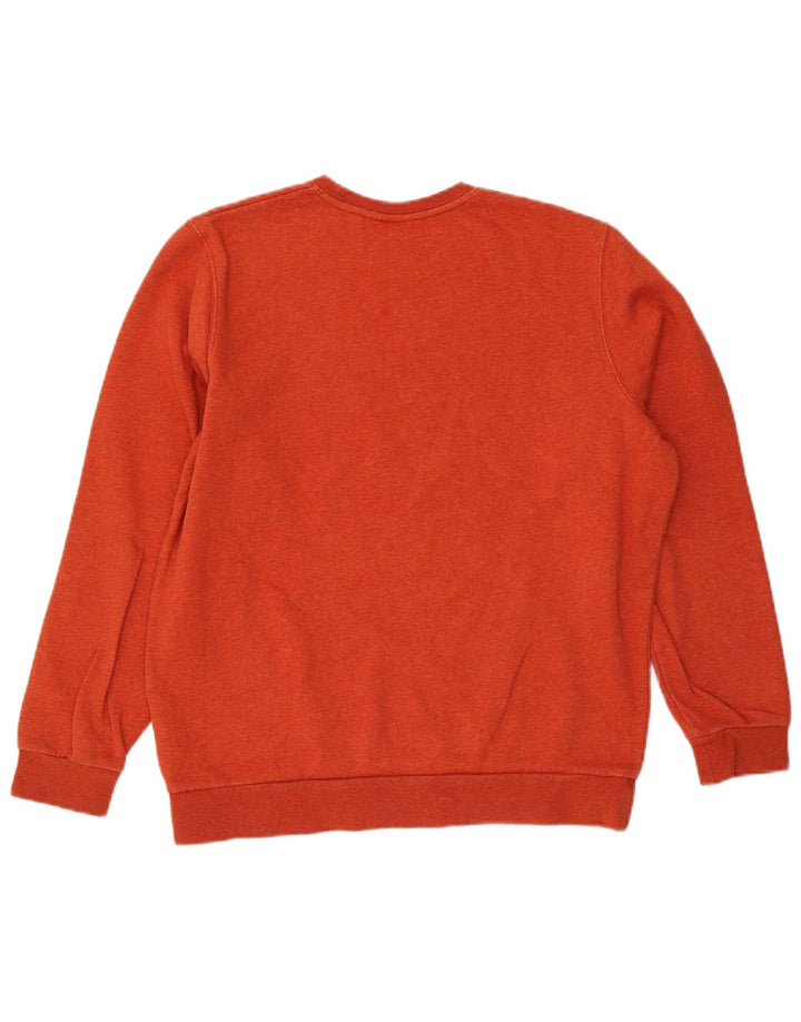 Under Armour Mens moletom jumper médio algodão laranja