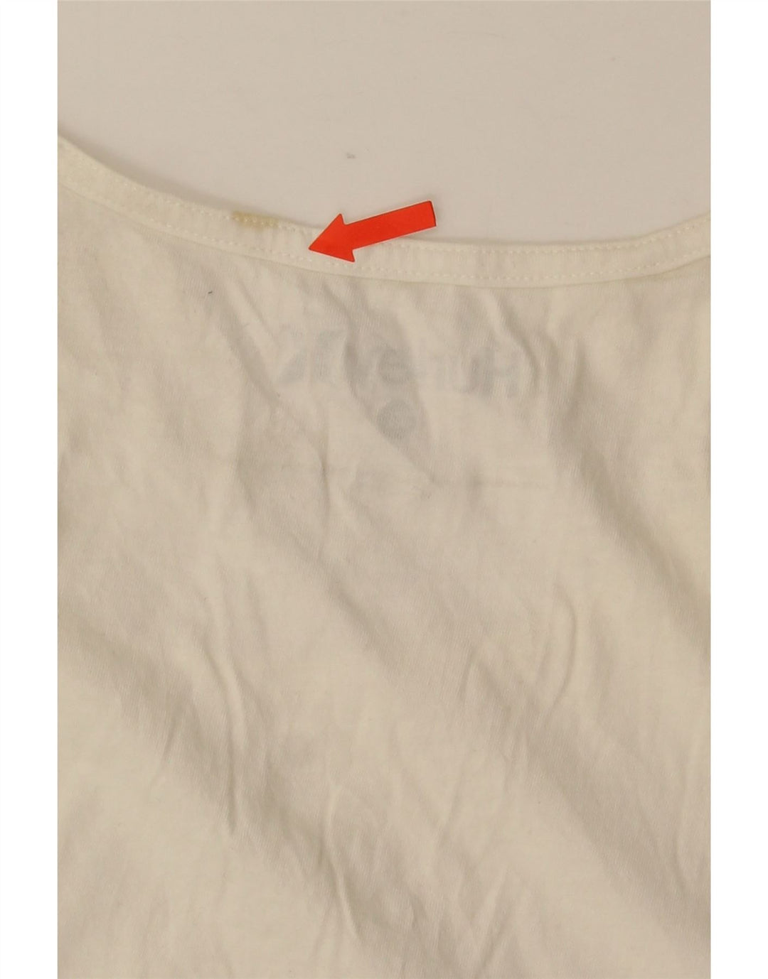 Colete gráfico masculino HURLEY Top XL de algodão branco