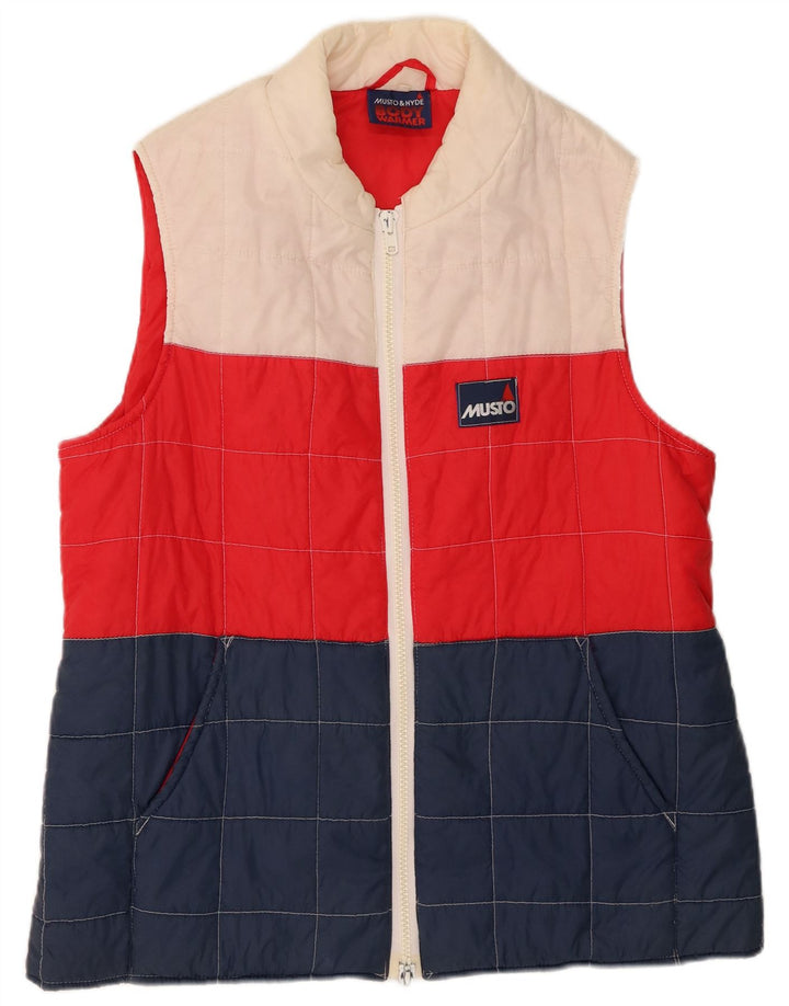 Musto Mens Colete Acolchoado UK 38 Médio Multicolorido Colourblock Nylon