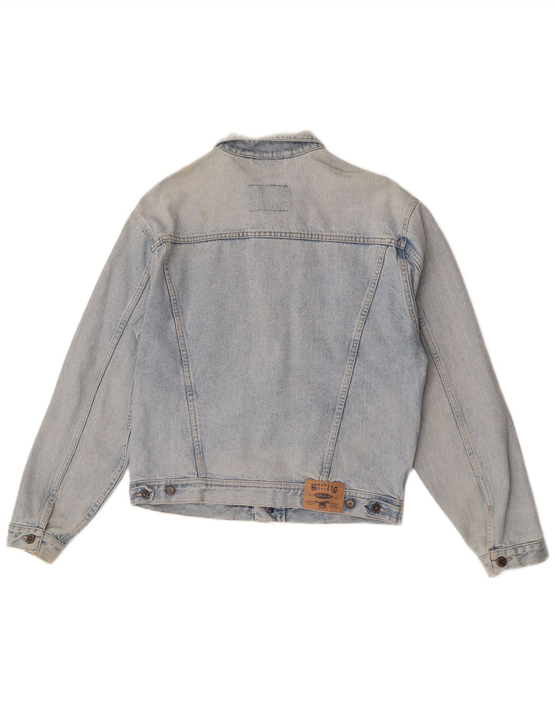 Jaqueta jeans masculina Mustang UK 40 grande azul