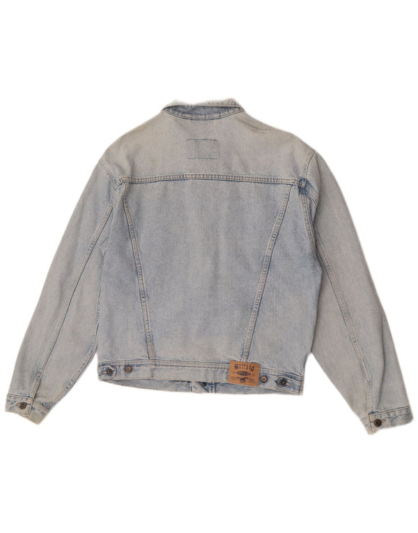 Jaqueta jeans masculina Mustang UK 40 grande azul