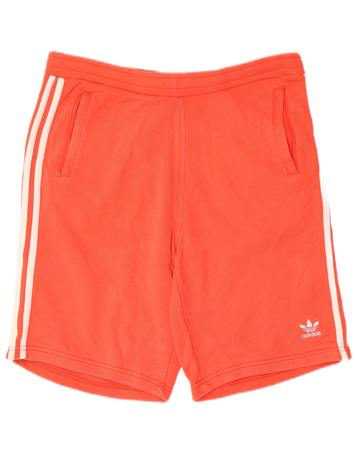 Adidas Mens Sport Shorts Grande Algodão Vermelho