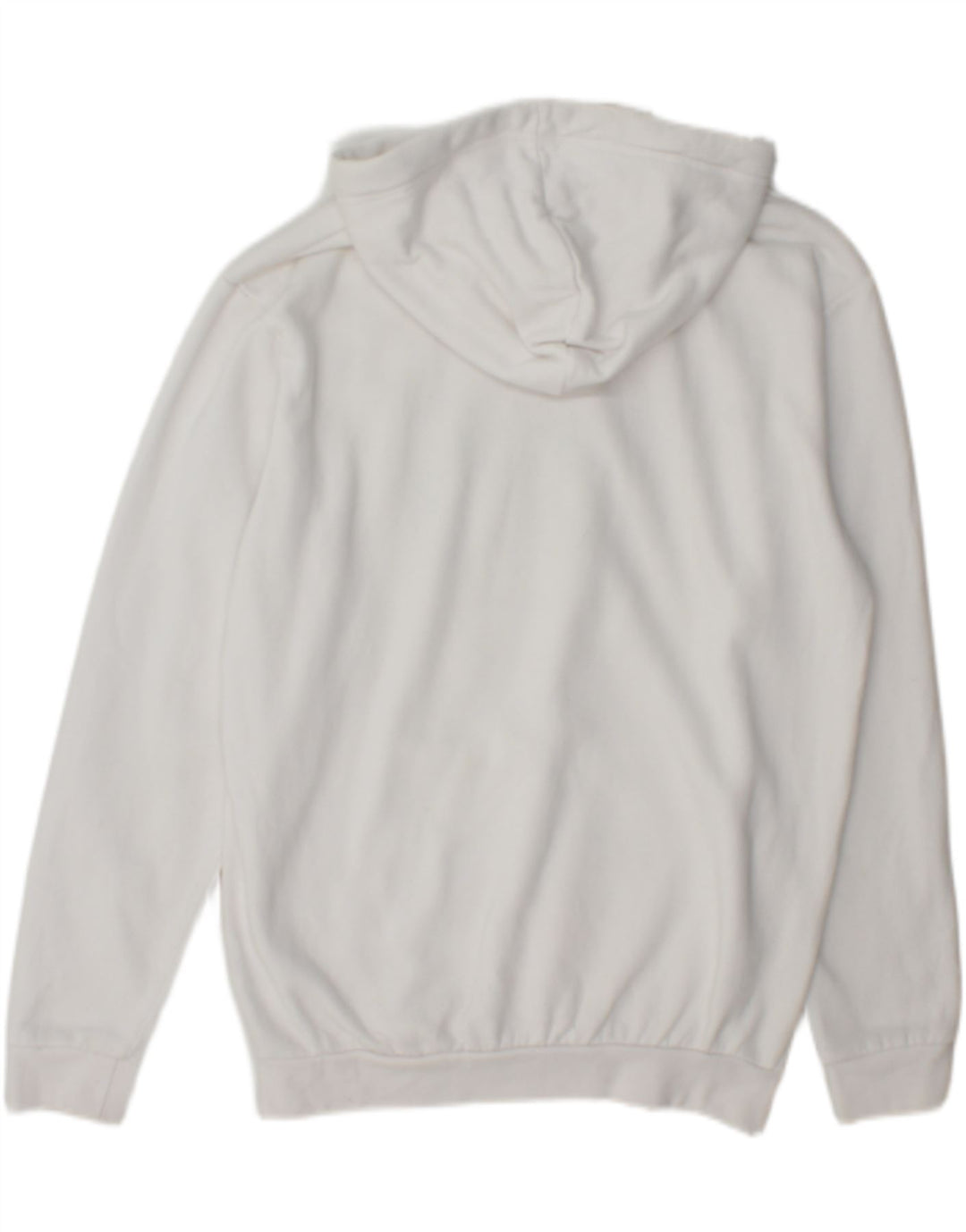 Sergio Tacchini moletom com capuz gráfico masculino médio algodão branco