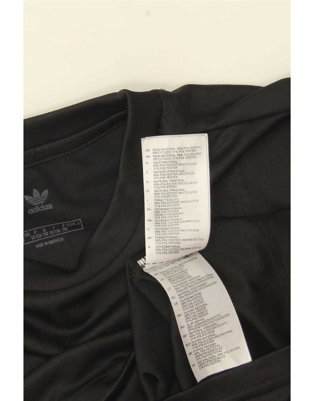 Camiseta Adidas Meninos Graphic 12-13 Anos Preto Poliéster