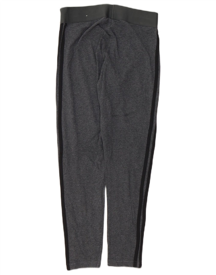 ADIDAS Womens Leggings UK 8/10 Pequeno Algodão Cinza