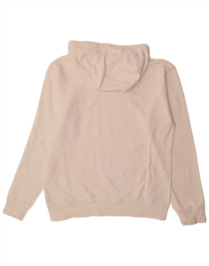 Suéter Sisley masculino com capuz gráfico grande branco
