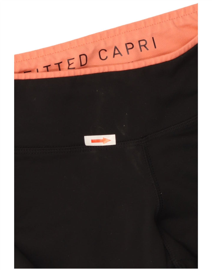 Leggings Capri Reebok Feminino UK 14 Médio Preto Poliéster