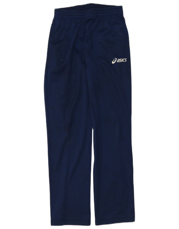 Calça de treino regular masculina Asics poliéster azul marinho médio