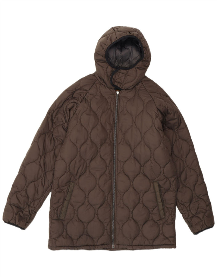 Jaqueta acolchoada com capuz feminina TIMBERLAND UK 18 XL marrom nylon