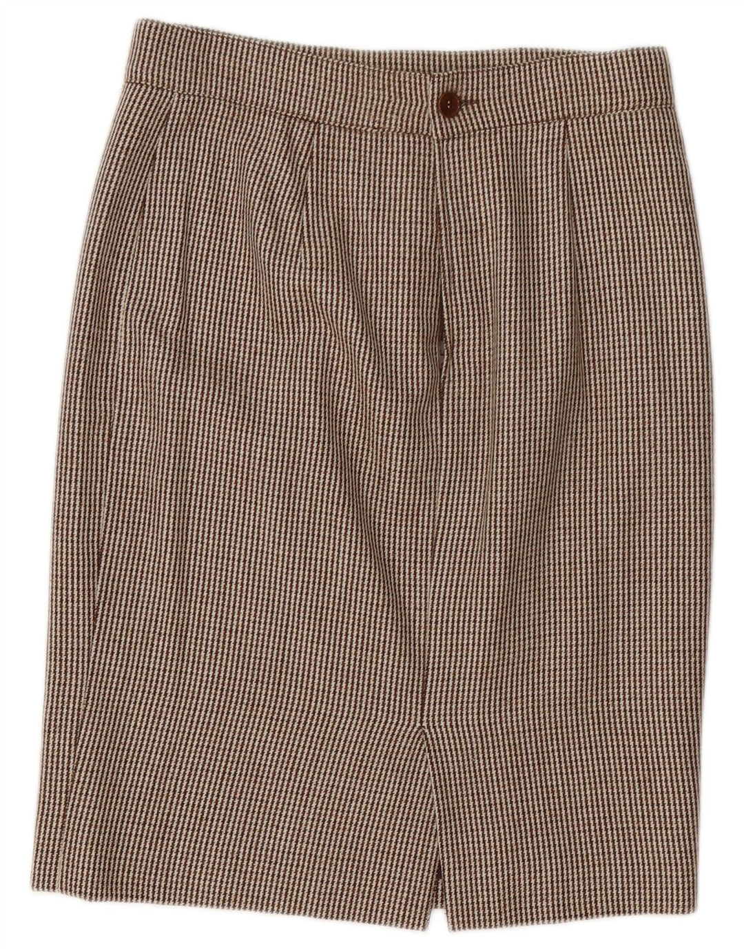 Conjunto de saia feminina Genny com 2 botões e 2 peças Reino Unido 14 médio W32 marrom houndstooth