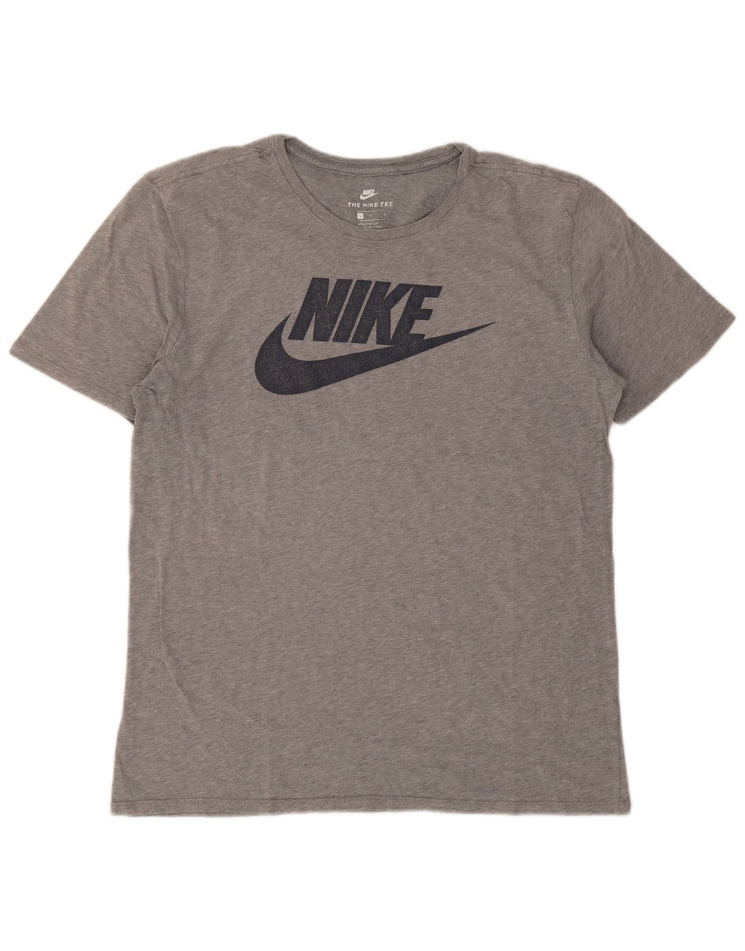 Camiseta Nike Masculina Athletic Cut Graphic Top Grande Cinza Salpicado