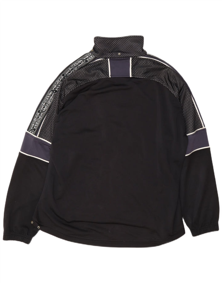 Asics Mens Regular Fit Tracksuit Top Jaqueta XL Preto Colorblock