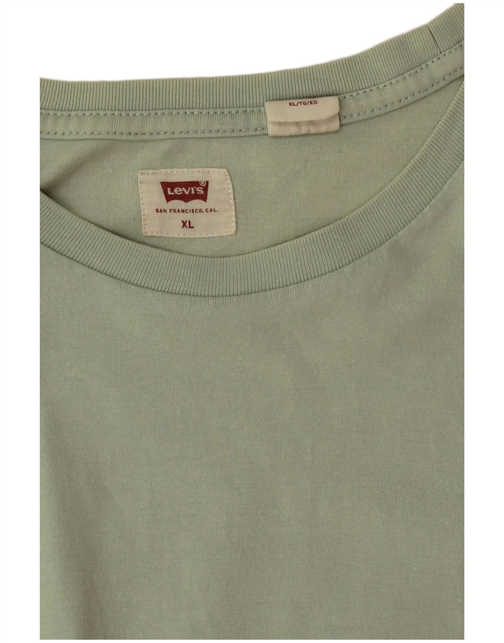 Camiseta masculina Levi's Top XL algodão verde