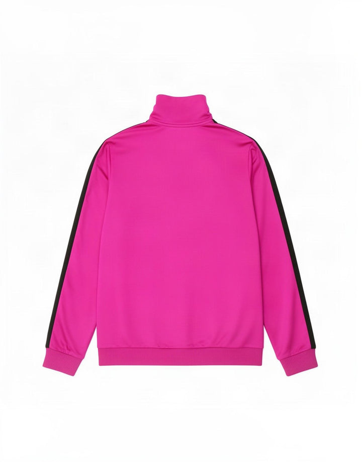 Adidas Womens Tracksuit Top Jacket UK 16/18 Grande Rosa Poliéster
