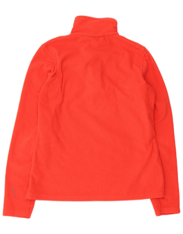 Suéter de lã feminino Mountain Warehouse com zíper e pescoço UK 14 poliéster vermelho médio