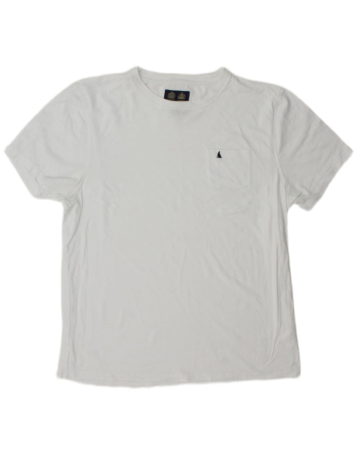 Camiseta masculina Musto Top XL algodão branco