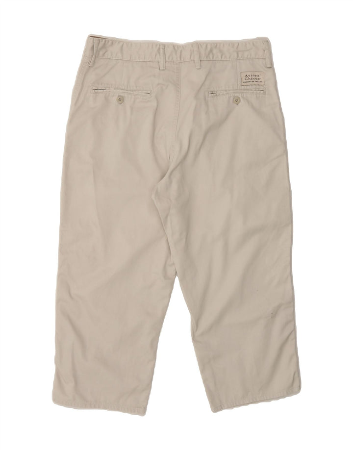 AVIREX Mens Straight Chino Trousers W32 L22 Grey Cotton Vintage Avirex and Second-Hand Avirex from Messina Hembry 