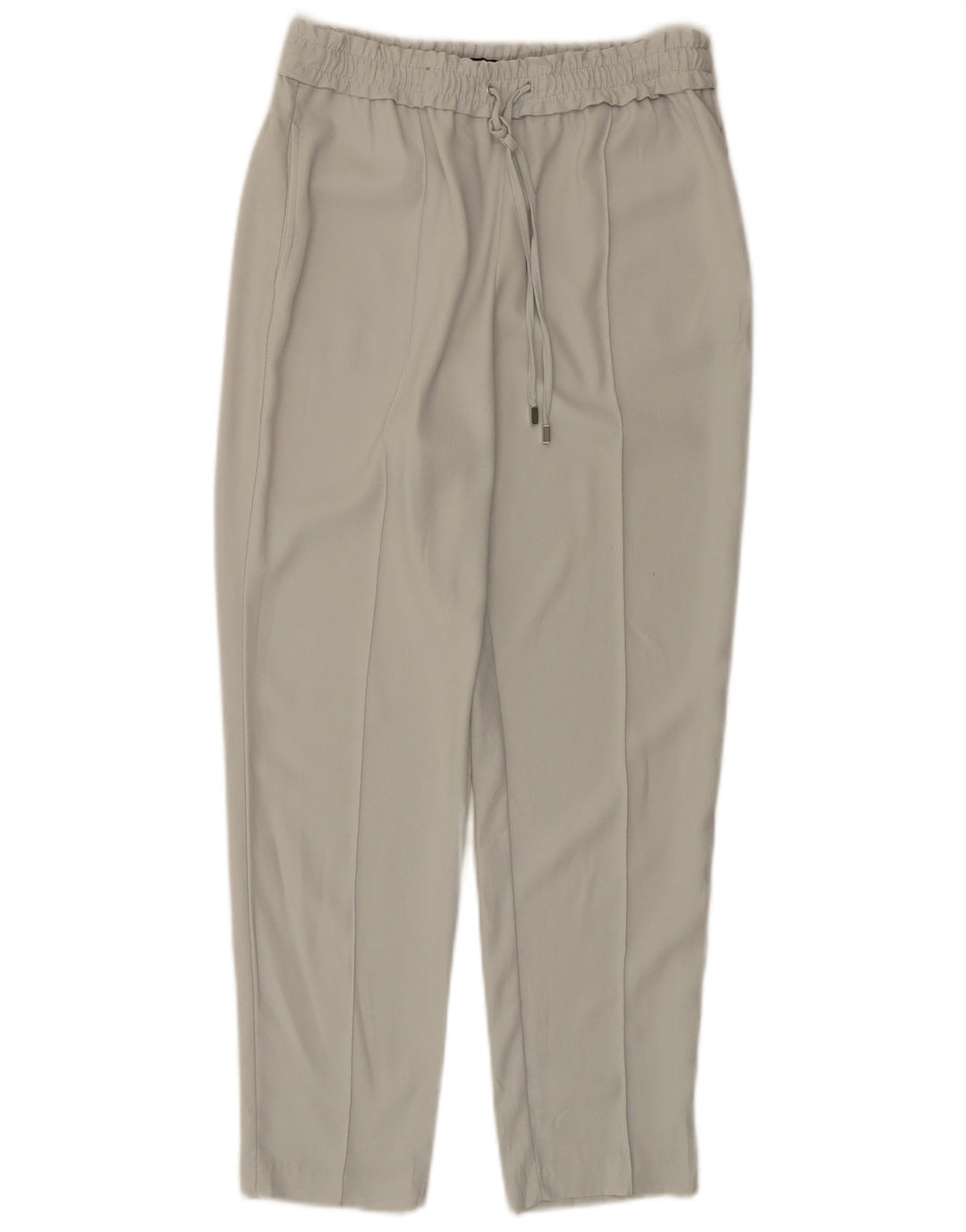ZARA Calça Feminina Slim Cropped XS W24 L25 Cinza
