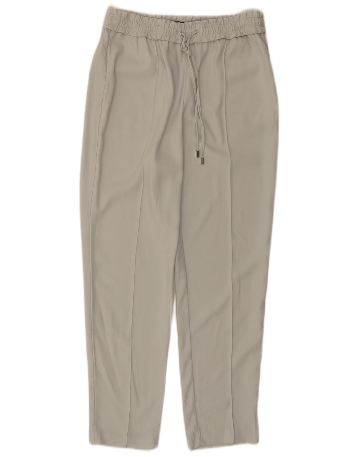 ZARA Calça Feminina Slim Cropped XS W24 L25 Cinza