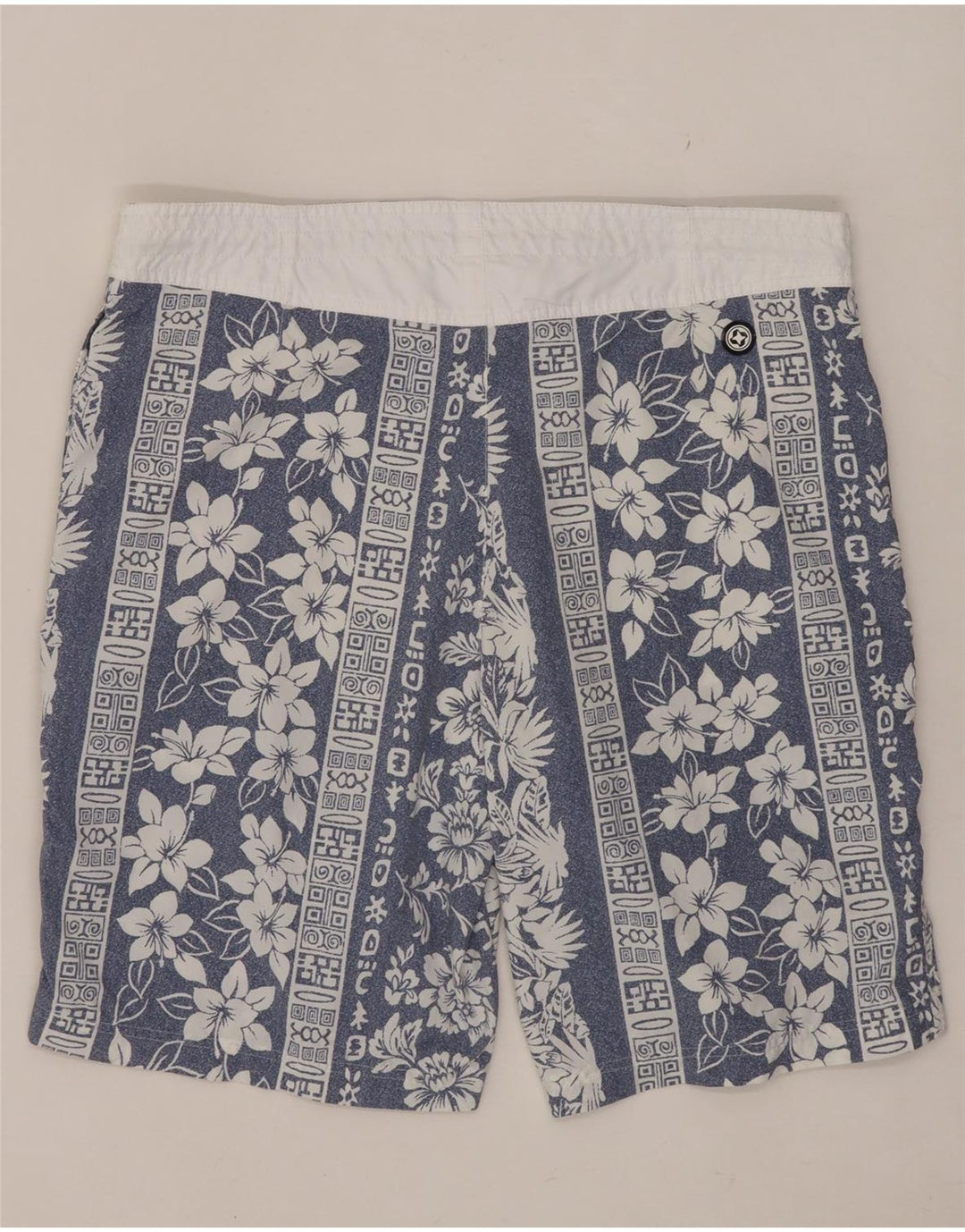 Calções de banho masculinos Colmar IT 50 médio azul floral nylon