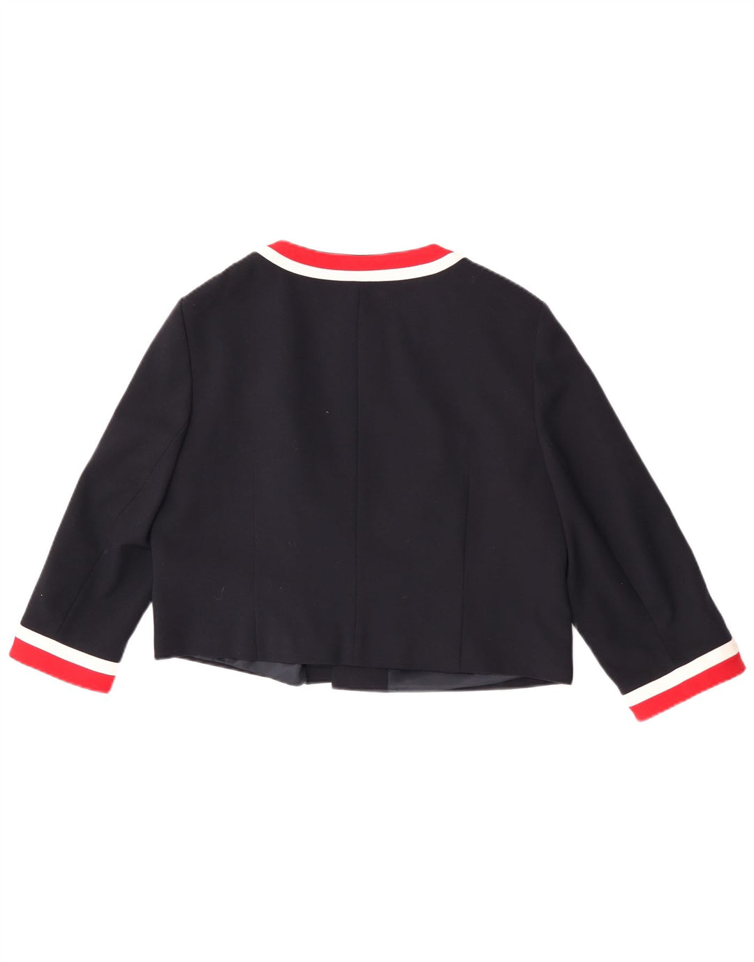 Jaqueta blazer feminina Hobbs manga 3/4 Reino Unido 16 grande azul marinho