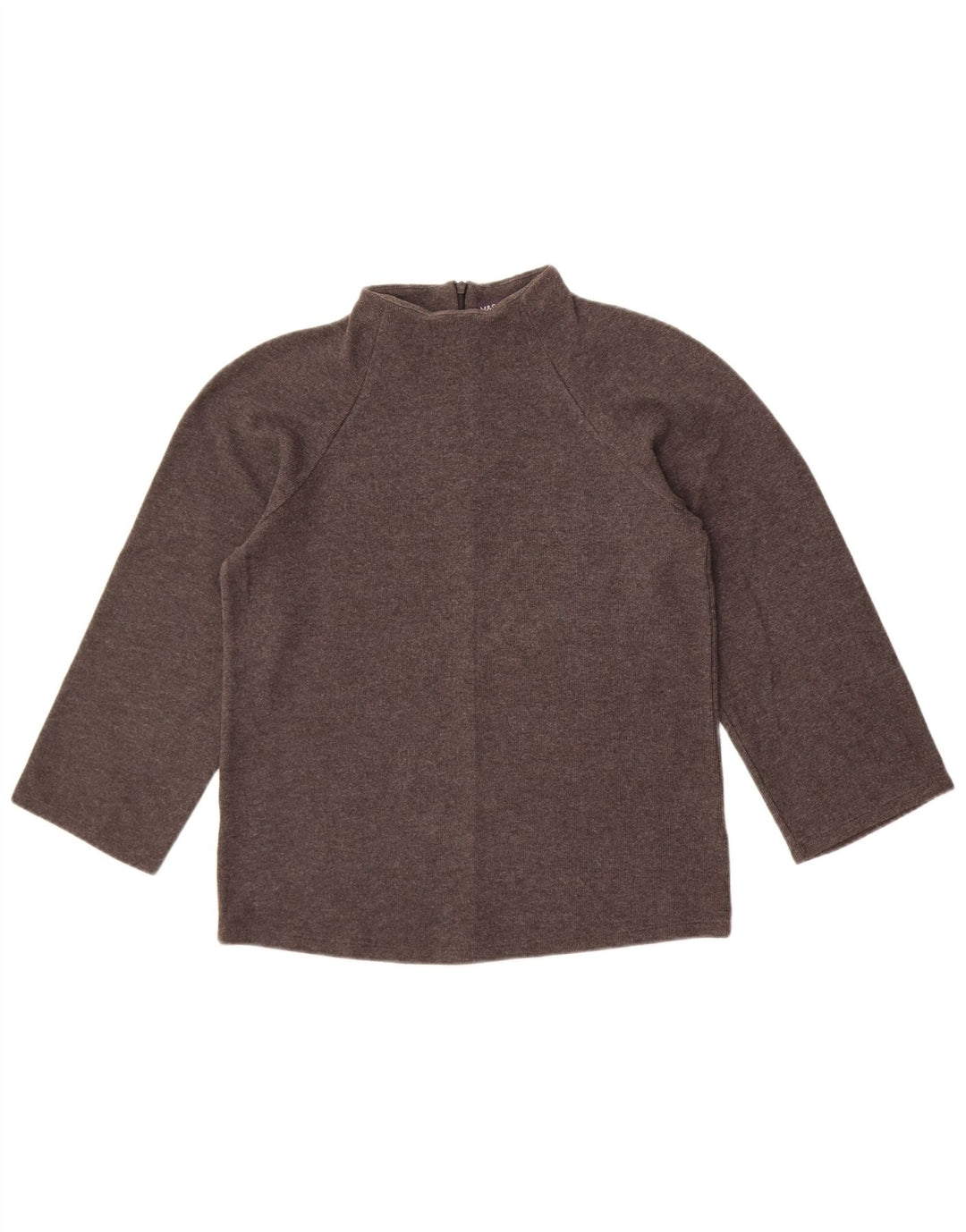 Suéter feminino Marks & Spencer com gola tartaruga Reino Unido 12 cinza médio