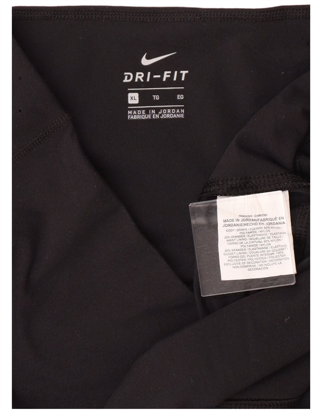 Leggings Nike Dri Fit Femininas UK 18 XL Preto Nylon