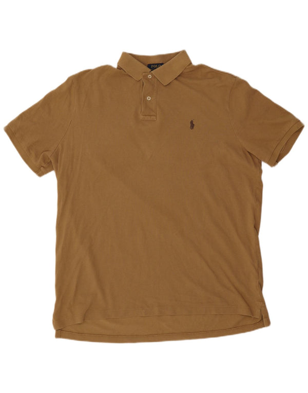 Camisa Polo Ralph Lauren Masculina Classic Fit Grande Algodão Marrom
