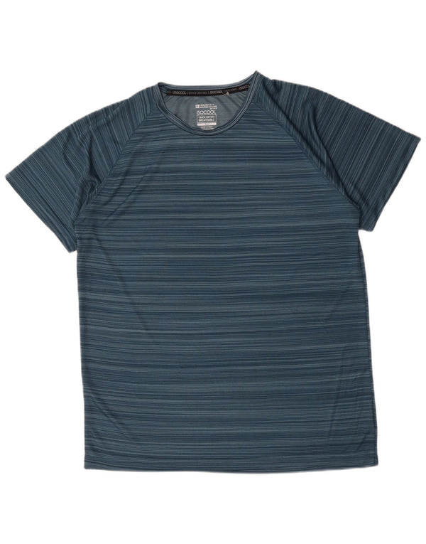 Camiseta masculina Mountain Warehouse Top XL listrado azul