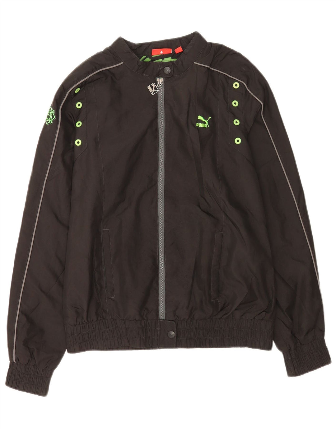 Jaqueta bomber feminina Puma UK 12 poliéster preto médio