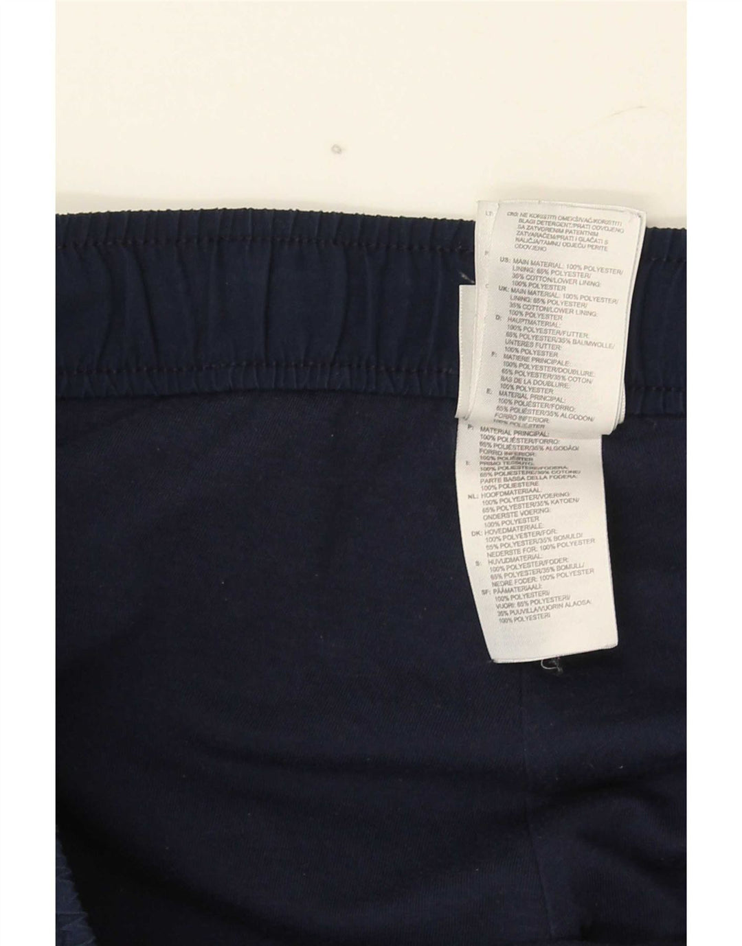 Calça de treino masculina Adidas Climalite médio azul marinho poliéster