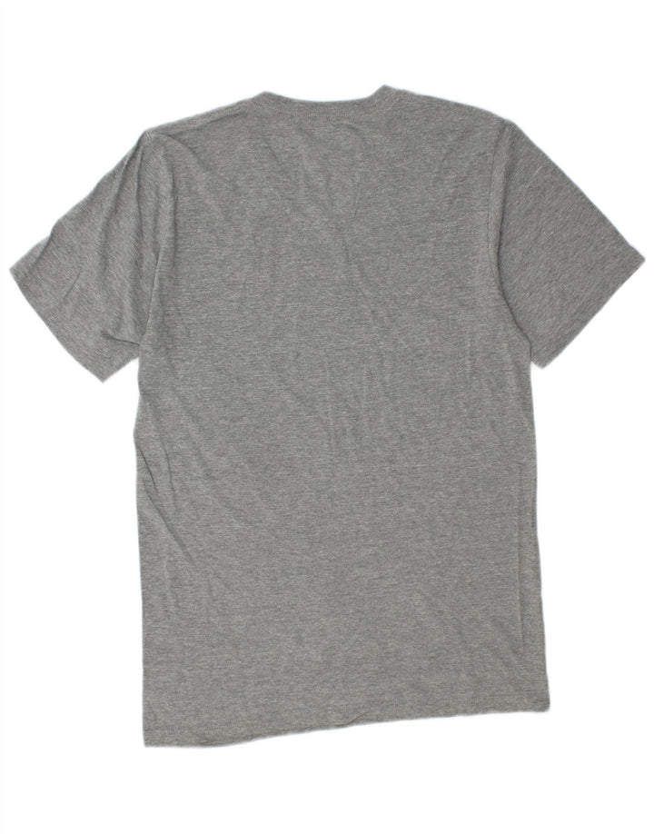 Camiseta masculina Nike Regular Fit Top pequeno algodão manchado cinza