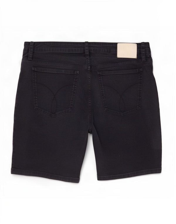 Shorts jeans masculino Calvin Klein grande W36 algodão azul marinho