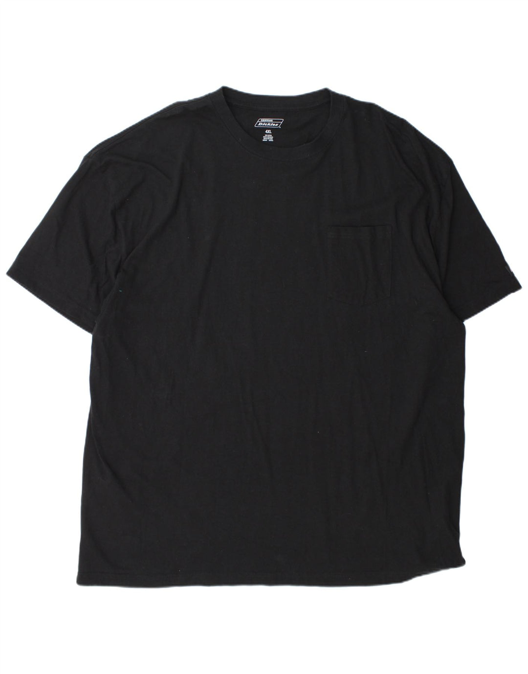 Camiseta masculina DICKIES Top 4XL algodão preto