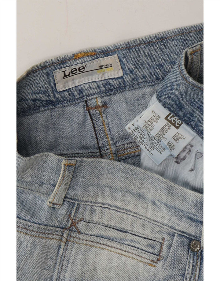 Lee Womens Slim Jeans W28 L30 Azul Algodão