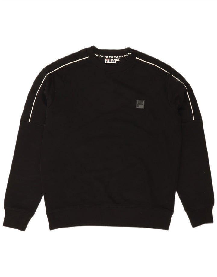 FILA Moletom Masculino Jumper XS Algodão Preto