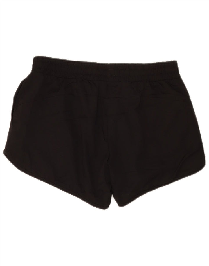 Shorts esportivos femininos Puma UK 10 pequeno poliéster preto