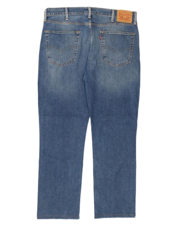 Levi's Masculino 514 Straight Jeans W38 L32 Azul Algodão