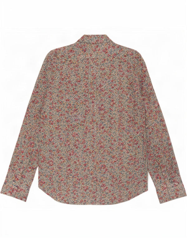 Camisa formal masculina Paul Smith tamanho 42 16 1/2 grande floral multicolorido
