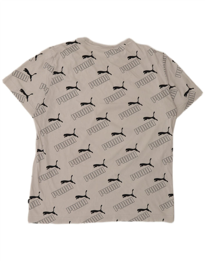 Puma Camiseta Masculina Graphic Top Grande Branco